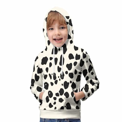 Sweat à capuche vache confortable vêtement ado chaud et fun - 5