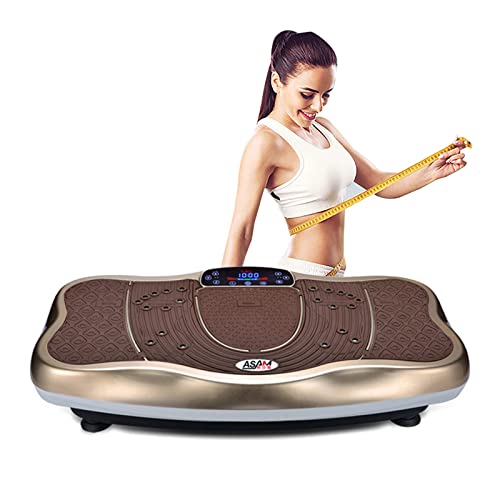 Máquina de ejercicios con placa vibratoria HAIZON – Incluye 2 bandas de resistencia e instrucciones de entrenamiento – Mejora la circulación y la fuerza muscular miniatura 1