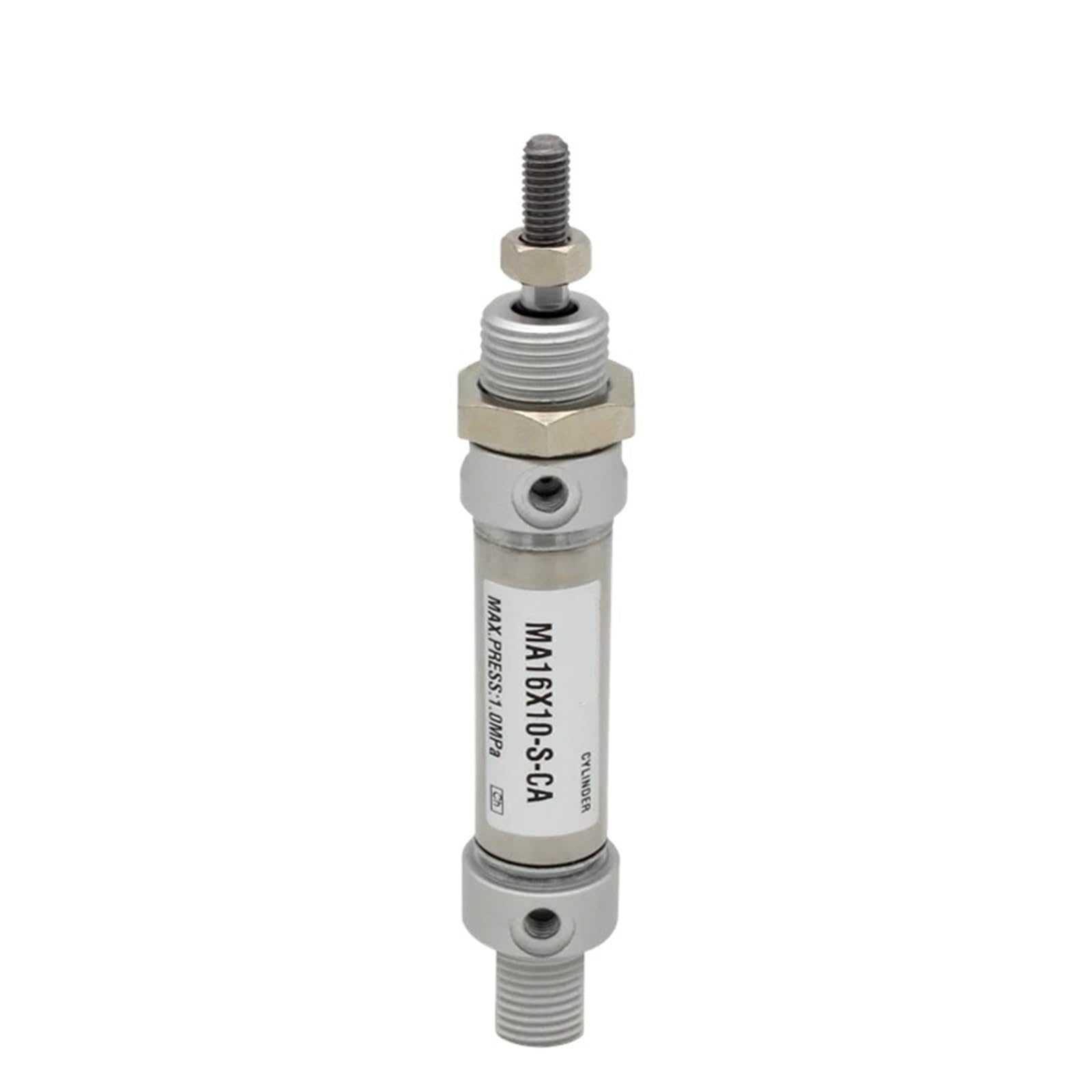 Vérin pneumatique mini à double action MA25X15S-U à embout plat rigide