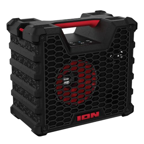 ION Tailgater Tough BT Rugged Speaker BLK/RED