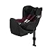 Cybex Gold Sirona S i-Size 519000213 Silla de Coche Grupo 0+/1, Sistema Giratorio de 360 grados, en Contra de la Marcha, 18 kg Máximo, Base Isofix, Colección Ferrari, Negro (Victory Black - Ferrari)