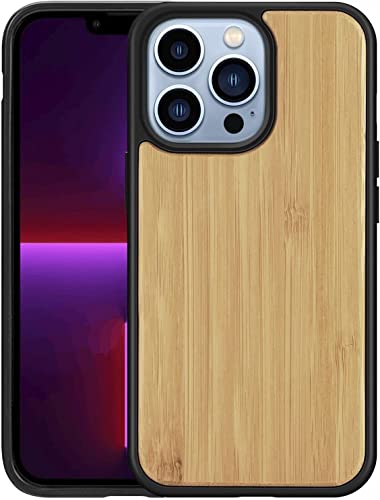 Étui en bois iPhone 14 Pro élégant pour les sorties citadines et le bureau