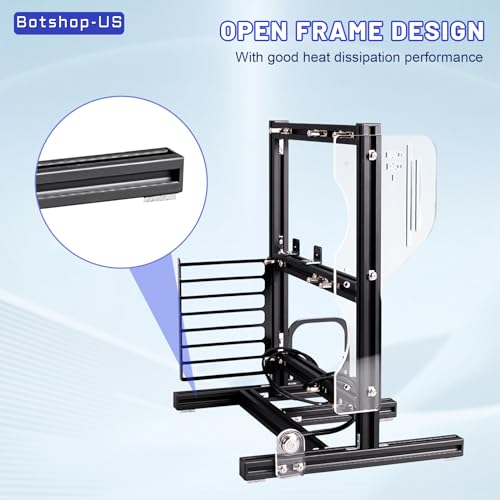 Gabinete para motherboard de aluminio DIY - Compatible con chasis ATX, M-ATX, ITX para PC miniatura 6