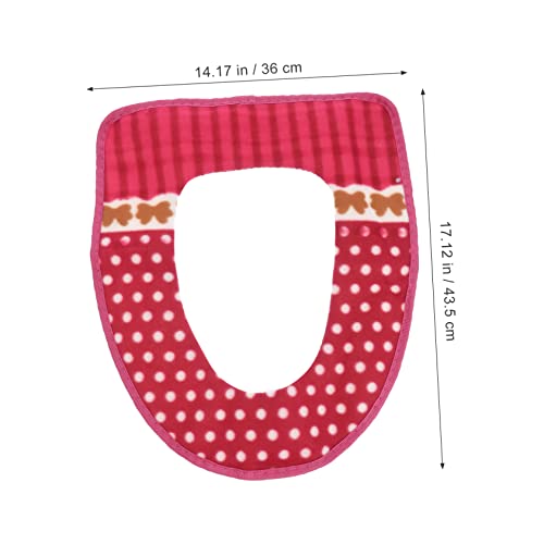 Cabilock Toilettensitze Toilettenwärmer Badezimmer Toilettensitzauflagen Toilettensitzwärmer Für Badezimmer Toilettensitzwärmerabdeckung Toilettendeckelabdeckung Toilettensitzkissen – Bild 8