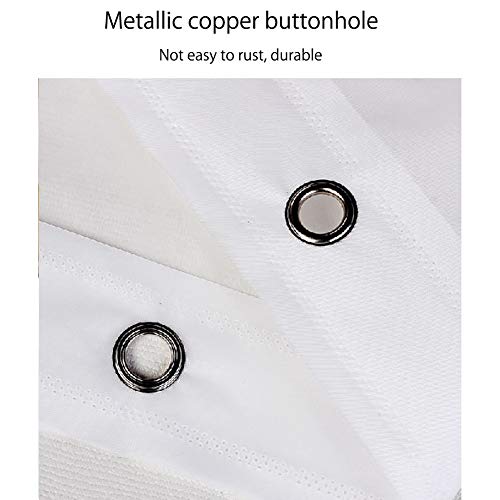 Meiosuns Shower Curtain Or Liner White Waterproof Fabric Peva Bathroom Curtains Ocean Theme Bath Curtain Liners With Curtain Hooks (32" X 72", Blue Seashells Conch) #TOP5