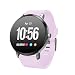 Produktbild V11 Smart Watch Gehärtetes Glas Aktivität Fitness Tracker Pulsmesser Männer Frauen Smartwatch (Lila)