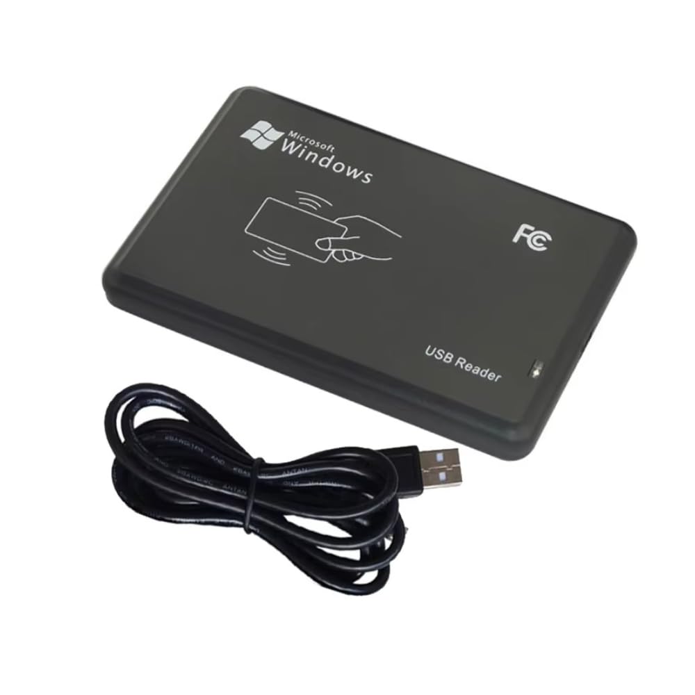 xcluma 125Khz RFID Reader USB EM4100 Proximity Sensor Smart Card Reader EM ID USB for Access Control for Access Control