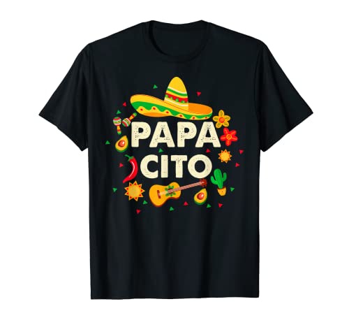 Hombre Papacito Mexican Festival Best Dad Ever Cinco De Mayo Camiseta