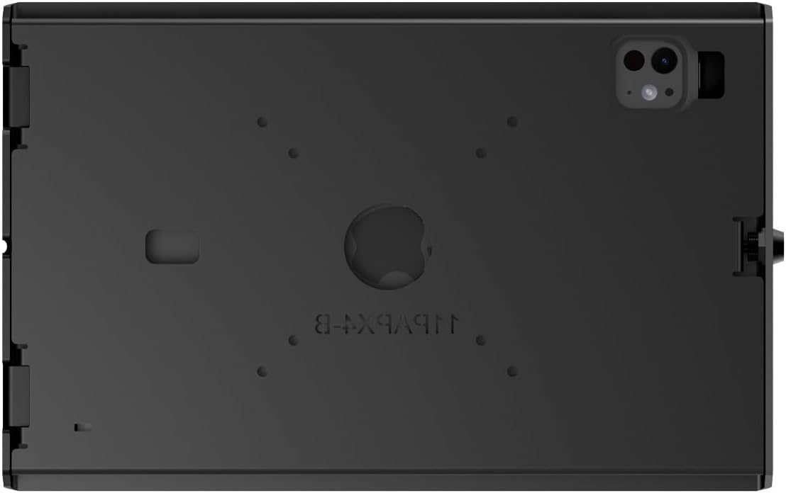 Compulocks iPad Pro M4 11” (2024) Apex Secured Enclosure Wall Mount for Secure Tablets, Durable Display Stand, Ideal for Retail, Kiosks, Home & Office - Black