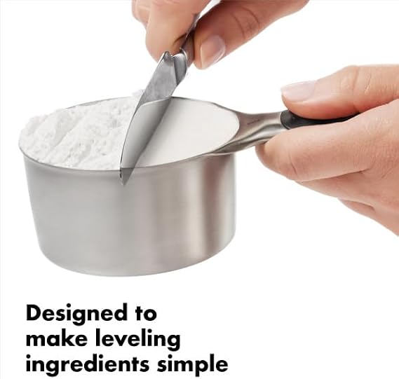 OXO Good Grips 4 Piece Stainless Steel Measuring Cups with Magnetic Snaps