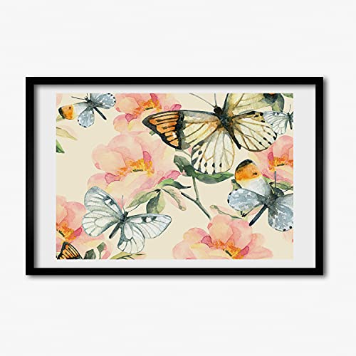 Cadre photo affiche décoratif 60x40 cm Tulup peinture moderne pour salon