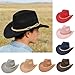 Elegant Cowgirls Hats Fashion Costume Outdoor Caps Ideal for Concerts Festivals and Everyday Outfits Fashion Cowhand Hat Musi Khaki