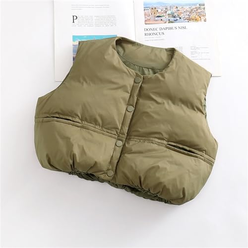 Kids Boys And Girls Fall And Winter Vest V Collar Coat With Pocket Big Boys Winter Coats3