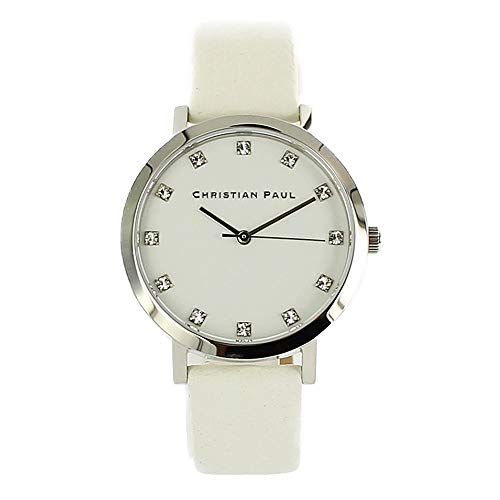 [�N���X�`�����|�[��]christianpaul ���f�B�[�X 35mm ���O�[ �N���X�^�� �V���o�[ �������� �z���C�g���U�[ �V�R��v SL03WHSV �r���v [���s�A���i]