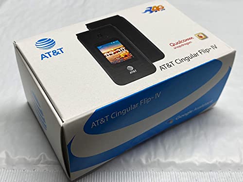 SIMBROS AT&T CINGULAR FLIP 4 SMARTFLIP IV U102AA 4G Phone for AT&T ONLY Complete with At&t Sim Card and 8X Memory Bundle Pack! - New 32GB SD Card Included!