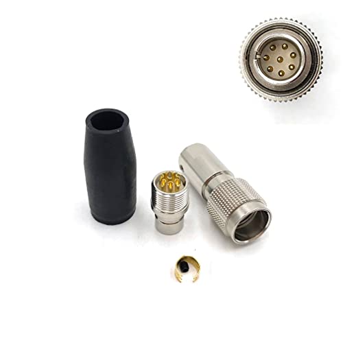 Enchufe Hirose MXR-8P-8P de 8 pines compatible con paneles Sony RCP 1500 y RCP 920