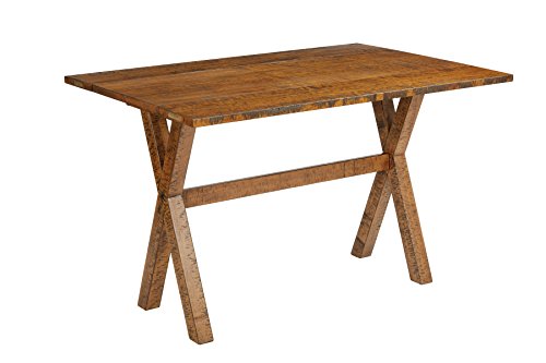 OSP Home Furnishings Mckayla Flip Top Table In Distressed Finish, Brown by OSP Home Furnishings - Used condition - US$98.88