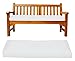 Jsmy. Gartenbank Kissen Patio Pad 140x60x5cm Tischkissen Gartenmöbel 2/3 Sitzer 5cm Dicke Schaukel Rechteckkissen Bequeme Weiche Sitzbank Sitzpolster For Indoor Outdoor Matte Küche Oder Speisen