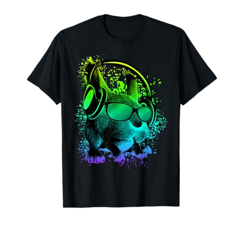 Trippy Rabbit Shirt DJ Ravers EDM Techno | Psychedelic Bunny T-Shirt