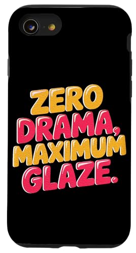 ZERO DRAMA, MAXIMUM GLAZE �X�}�z�P�[�X iPhone SE (2020) / 7 / 8 �p
