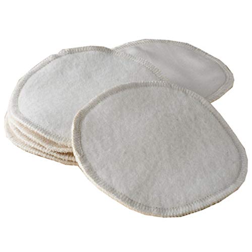 Preisvergleich Produktbild Cotonea Bio-Baumwolle Stilleinlagen KBA Molton / Satin 12x12 cm