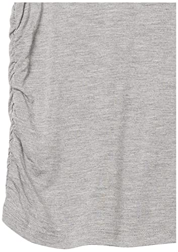 Speechless Girls' Rolled Short Sleeve T-Shirt, Heather Grey, Medium #TOP1