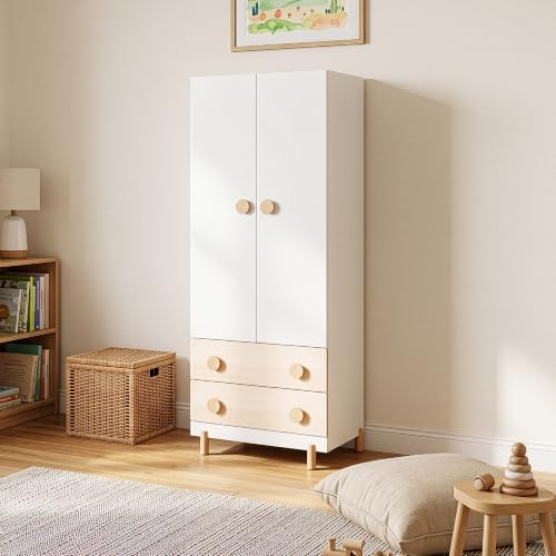 en.casa Kinderkleiderschrank Vaarentaa 156x60x41 cm