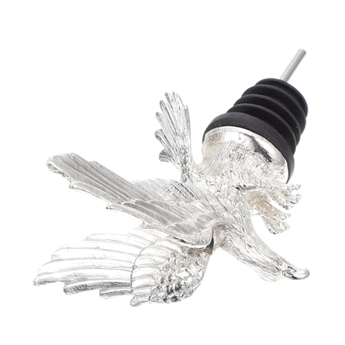 MUCKLILY 1Pc Alloy Eagle Head Wine Pourer Stopper Wine Accessory for Bottles Air Tight Seal for Wine Soda and Oil Dispenser