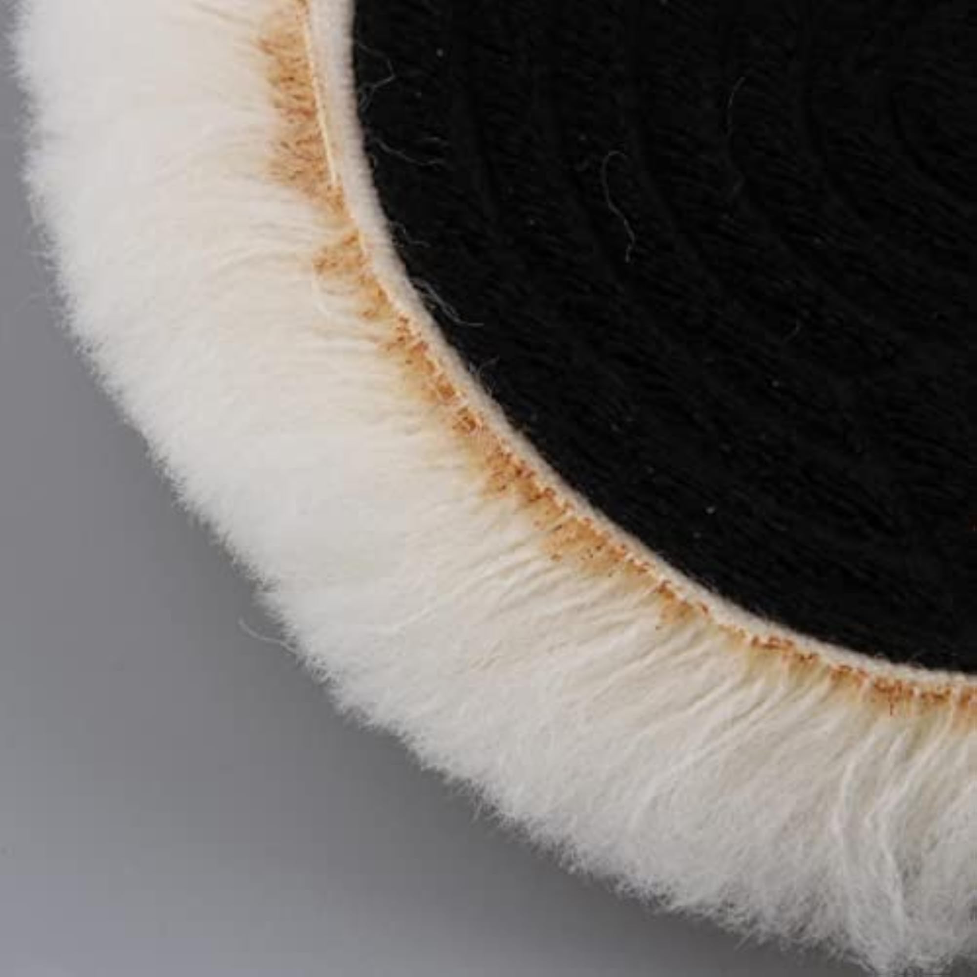 Wool Hook and Loop Back Polishing Pad Grip Buffing Pad