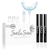 TEETH WHITENING KIT - Unser Phonebleaching X / Phone Bleaching X Set ist einfach in der Anwendung und zaubert dir in kürzester Zeit ein weißes Lächeln. Die natürlichen Komponenten des Bleaching Gels entfalten durch die 16 Power LEDs im Lighter ihre volle Aufhellungskraft. Einfach an dein Smartphone anschließen und 16 Minuten Wellness für die Zähne gönnen!