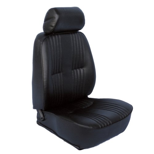 ProCar by Scat 80-1300-51R PRO-90 Series 1300 Black Vinyl Right Recliner Seat with Headrest