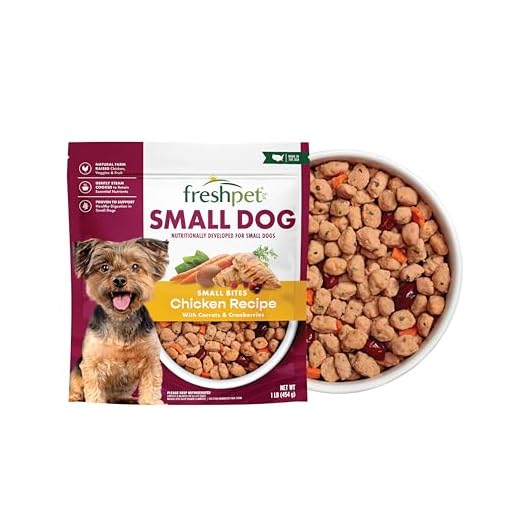 Freshpet Healthy & Natural Food for Small Dogs/Breeds, Fresh Grain Free Chicken Recipe, 1lb, Yellow (6-27975-01204-5)