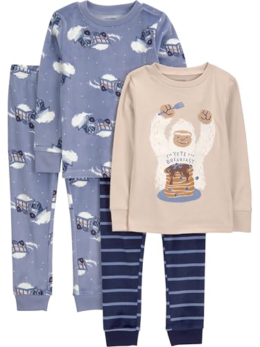 Simple Joys by Carter's boys 4-piece Pajama Set