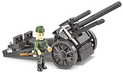 COBI Historical Collection World War II, 10,5 cm, leFH 18 2292 - Blocchi da costruzione a cavallo, various
