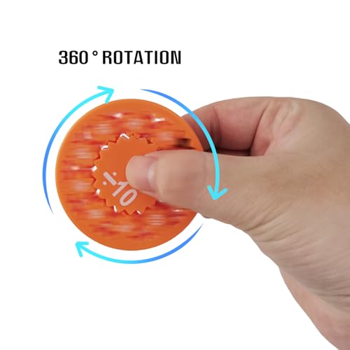 9 Stück Mathe Fidget Spinner Set, Multiplikations Divisions Zahlen Fidget Spinner Spielzeug, Mathe Fakten Spinner Fidget Toys, Lernspielzeug Stressabbau Spinners für Math Games