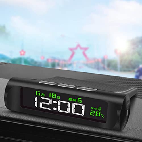 Relógio do Painel do Veículo, Relógio Inteligente do Carro, Calendário Digital Com Termômetro, Relóg