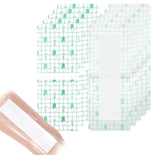10 Pezzi Cerotti Impermeabili per Doccia, 10x25CM Grandi Cerotti Impermeabili con Inserti Assorbenti in Cotone per Cura dei Tatuaggi, Protezione della Pelle, Doccia, Nuoto, Medicazione delle Ferite