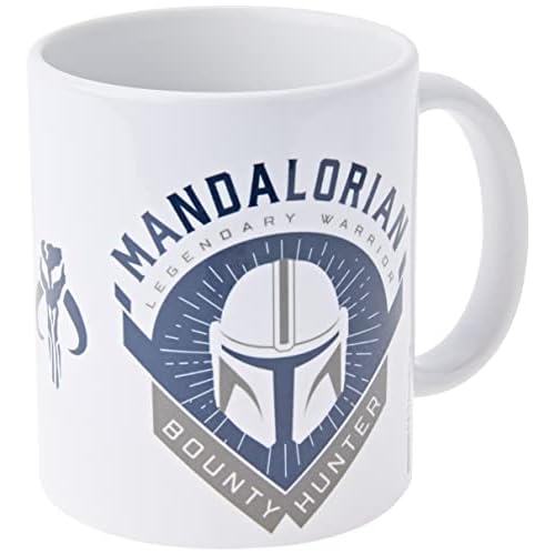 Star Wars: The Mandalorian Bounty Hunter Unisex Taza multicolor cerámica