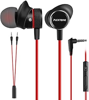Innens 3.5 MM Wired Gaming Earphone, Noise Cancelling Stereo Bass Gaming in-Ear Earbuds