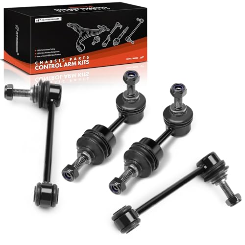 A-Premium Set of 4, Front & Rear Sway Bar Links