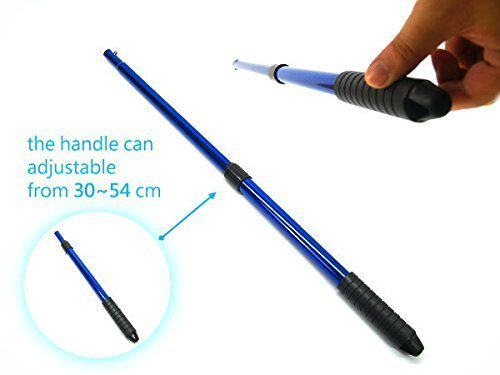 14"X 9" Koi Adjustable Fish Net Handle 30~54Cm Aluminum Fishing Pond Aquarium #TOP28
