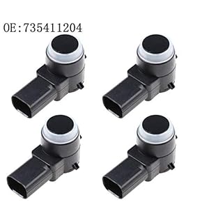 Auto 4 STKS Nieuwe PDC Parkeersensor Voor Fiat Linea Ducato Fiorino Bravo II 735411204 735440514 Parkeersensor (Kleur: Zwart)