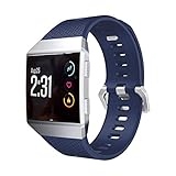 APPLICATIONA: Compatible avec Fitbit Ionic Smartwatch. Le bracelet de montre ionique peut être ajusté librement, (REMARQUE: afin d'éviter que différentes versions ne causent un problème de déconnexion, nous vous suggérons de pousser un peu plus le bracelet même lorsqu'il est connecté, jusqu'à ce que vous entendiez le `` CLIC ''. Une fois qu'il s'est enclenché, c'est tout à fait sécurisé. Besoin de plus d'assistance, veuillez cliquer sur 