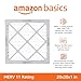 Amazon Basics 20x20x1 Air Filter 6-Pack, MERV 11 AC Furnace Filters, Dust, Pet, Allergy Control, Electrostatic (Actual Size: 19.75 x 19.75 x .75)
