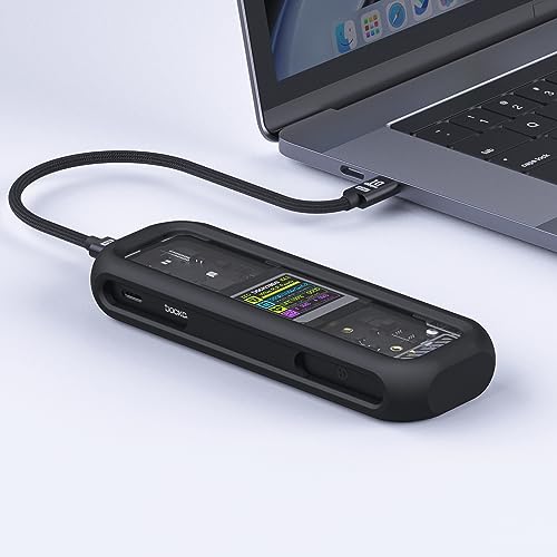 DockCase Visual Smart M.2 NVMe SSD Enclosure con Funda de Silicona miniatura 6