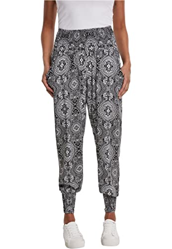 Urban Classics Ladies Sarongbyxor, fashionabla dambyxor med högt snitt, storlekar XS-5XL, finns i tre färger, bandana, M
