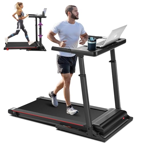 Caminadora con escritorio ajustable y capacidad 300 lb