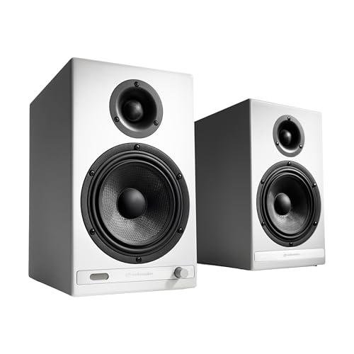 Image of Audioengine HD6 Premium 24 Bit Bookshelf Speakers - Wireless 150W Bluetooth Speakers - Powerful Home Music System - Home Theater Systems, Studio Monitors