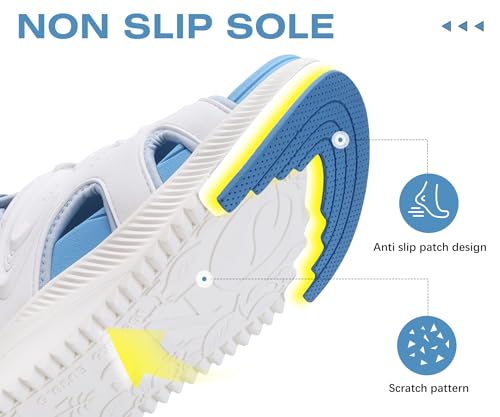 Image of ONCAI Walking Sandals for Women,Sport Athletic Hiking Sandals With Arch Support Orthotic Outdoor Footbed for Plantar Fasciitis, Sandalias Mujer with Adjustable Straps (US Size 6-12)