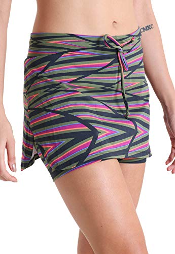 Shorts Saia Gril Power - Verde Musgo/Preto GG